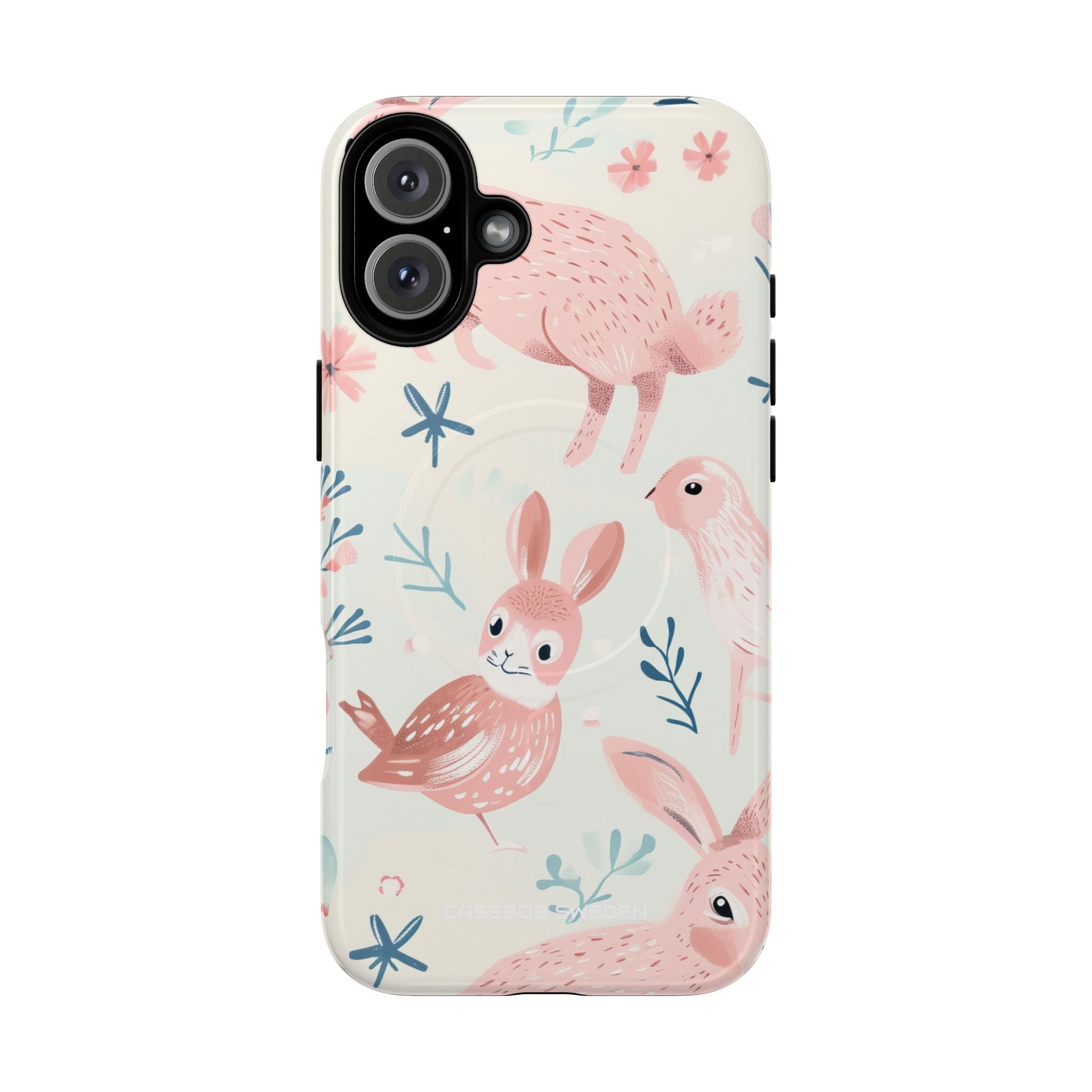 Pastel Whimsical Nature - Tough + MagSafe® iPhone 16 Phone Case