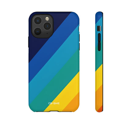 Diagonal Color Spectrum - iPhone Case