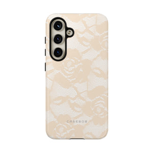 Ivory Lace Gothic Flower Phone Case - Protective Phone Case