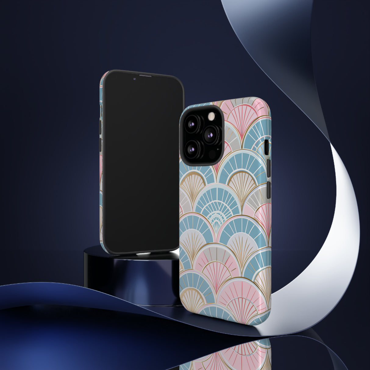 Art Deco Floral Fusion - Schutzhülle fürs Handy