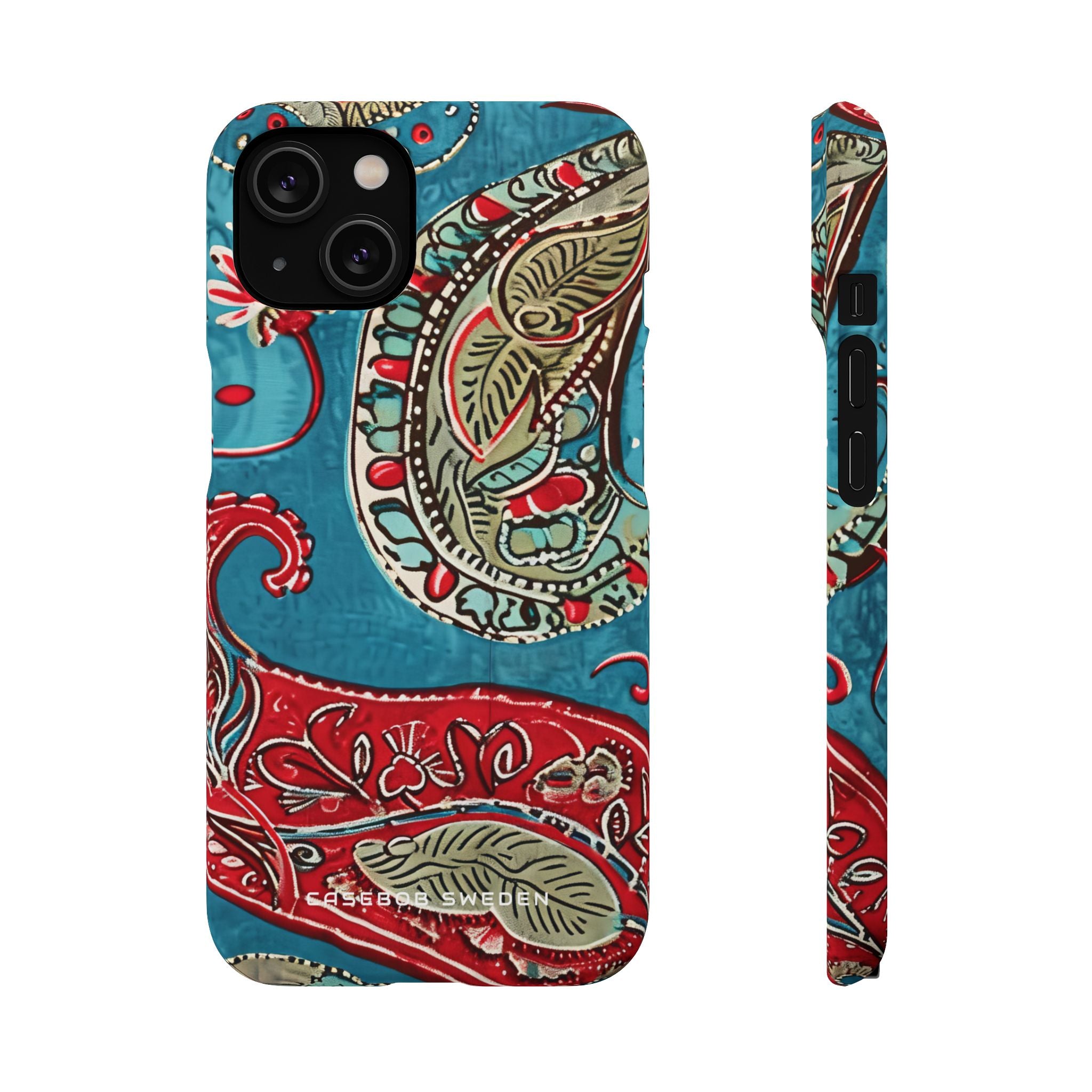 Vintage Paisley Elegance iPhone 14 - Slim Phone Case