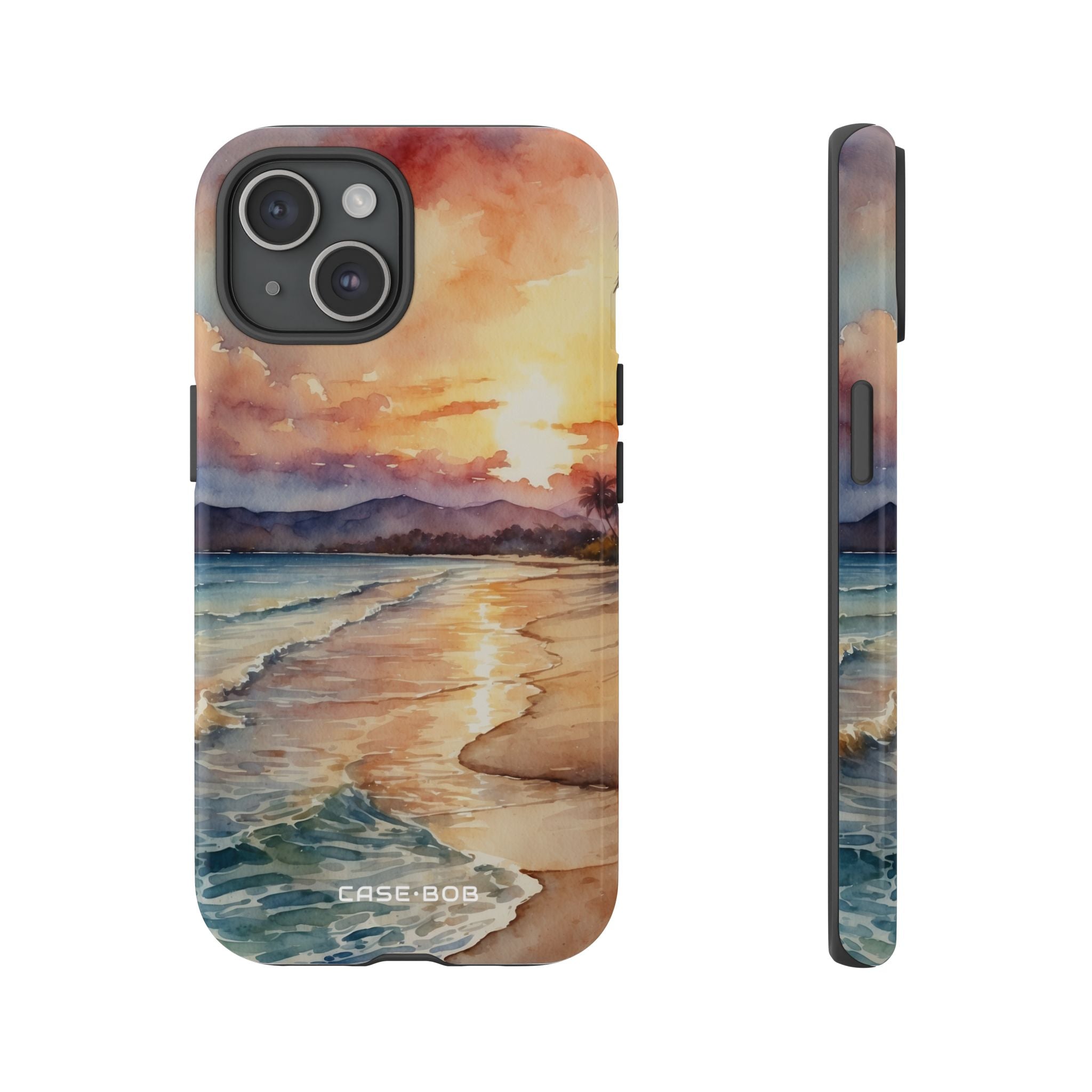 Sunset Reflection iPhone 15 Case - Tough
