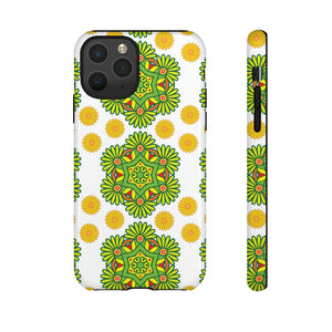 Lime Mandela - Protective Phone Case