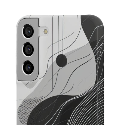 Monochrome Elegance | Slim Phone Case for Samsung