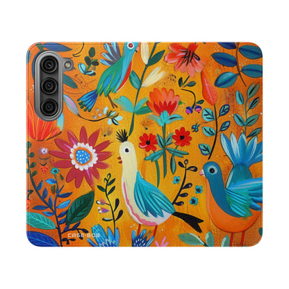 Bluebird Bloom - Samsung S23 Case - Wallet