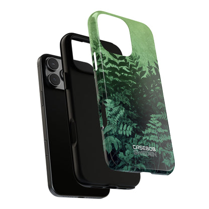 Verdant Fern Silhouettes iPhone 16 - Tough