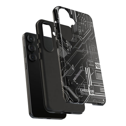 Griglia Circuitale Futuristica Samsung S25 - Tough