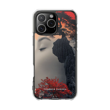 Surreal Zen Harmony iPhone 16 - Clear Impact Phone Case