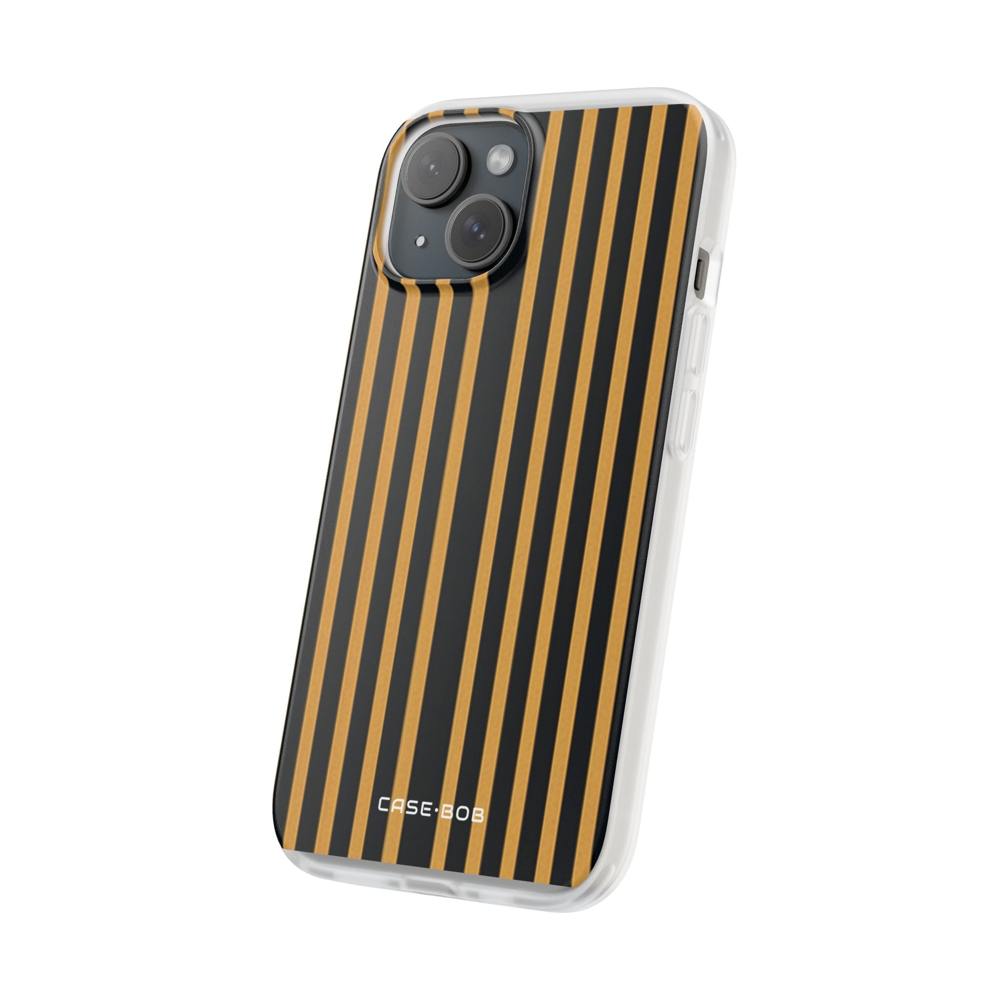 Golden Stripes iPhone 15 Case - Soft