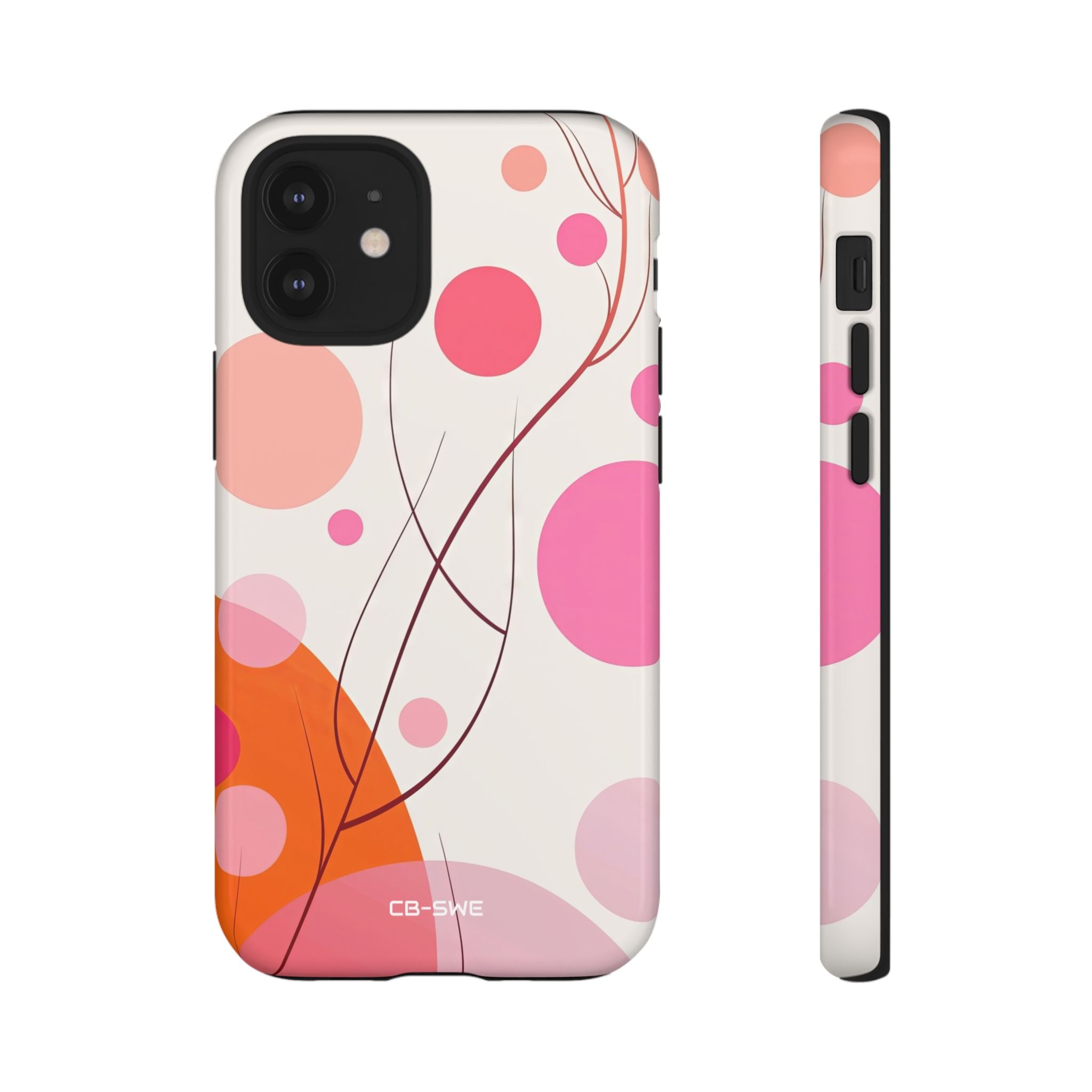 Circles Embrace Lines - iPhone Case