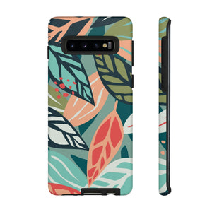 Mixed Tropical Leaf - Protective Phone Case