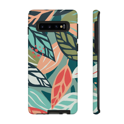 Mixed Tropical Leaf - Protective Phone Case