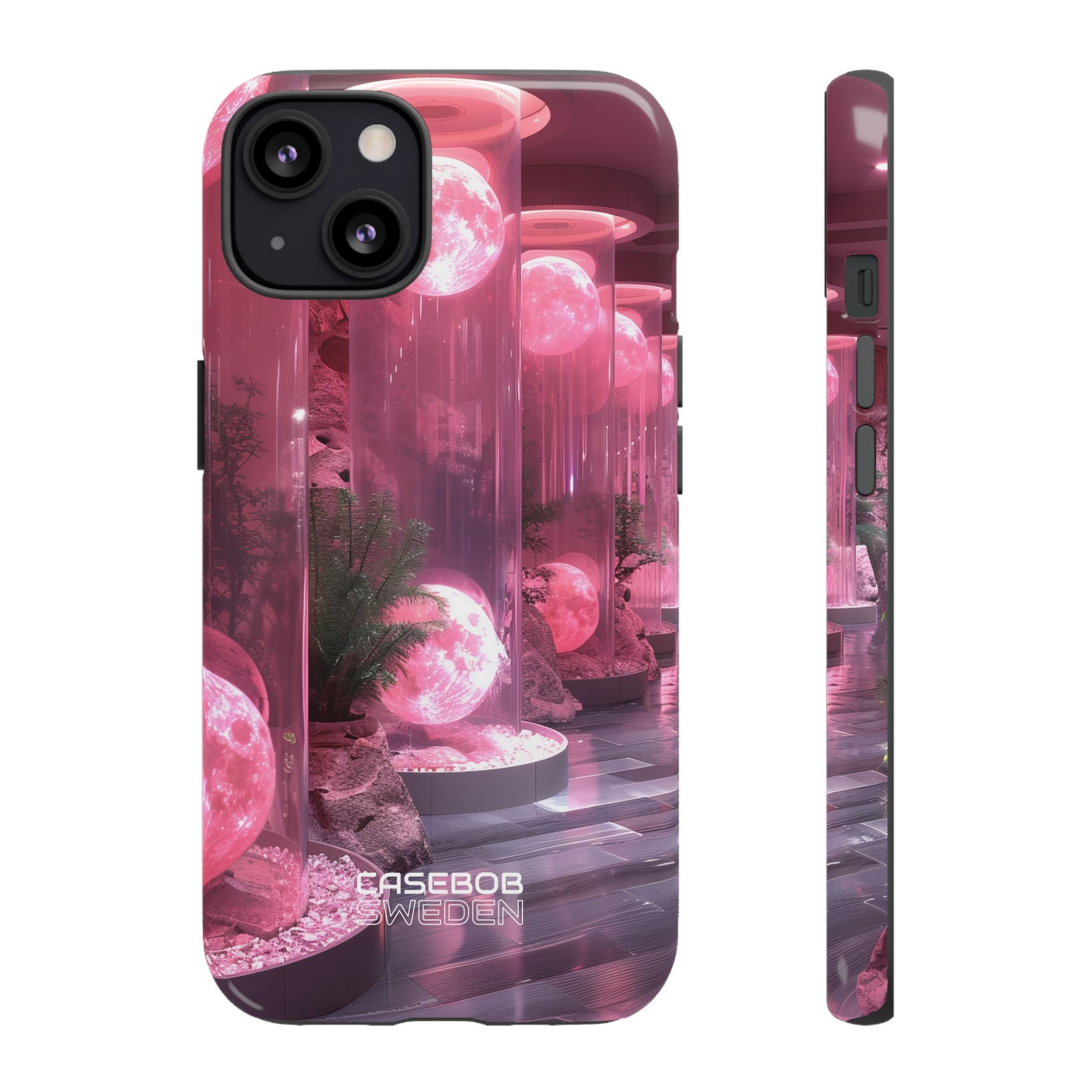 Futuristic Moon Garden iPhone 13 - Tough