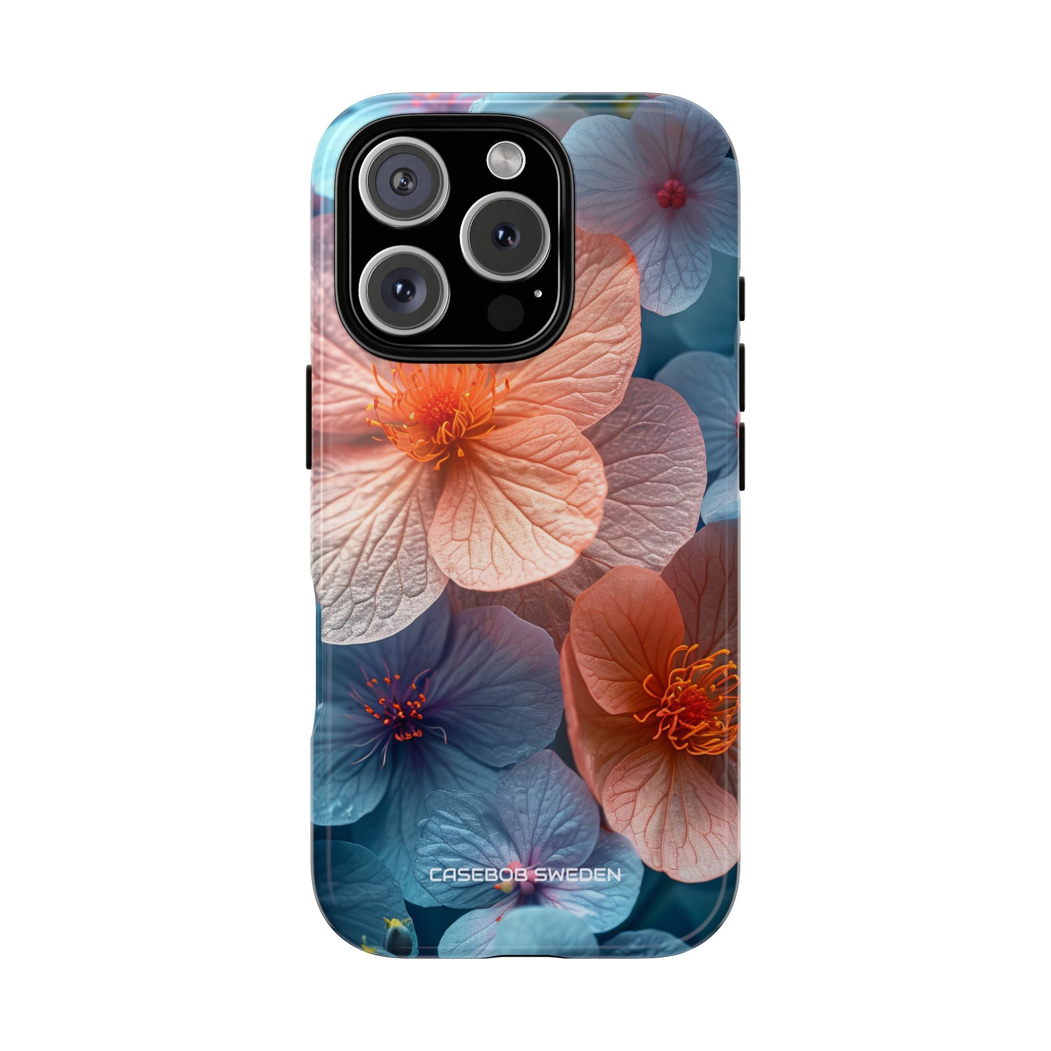 Peach Blossom Serenity - Tough iPhone 16 Phone Case