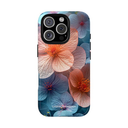 Peach Blossom Serenity - Tough iPhone 16 Phone Case