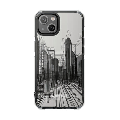 Urban Line Maze iPhone 14 - Impact Clear+
