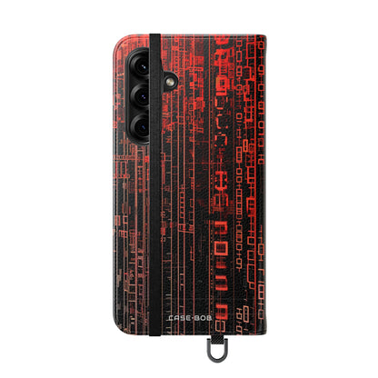 Crimson Columns - Samsung S25+ Case - Lompakko