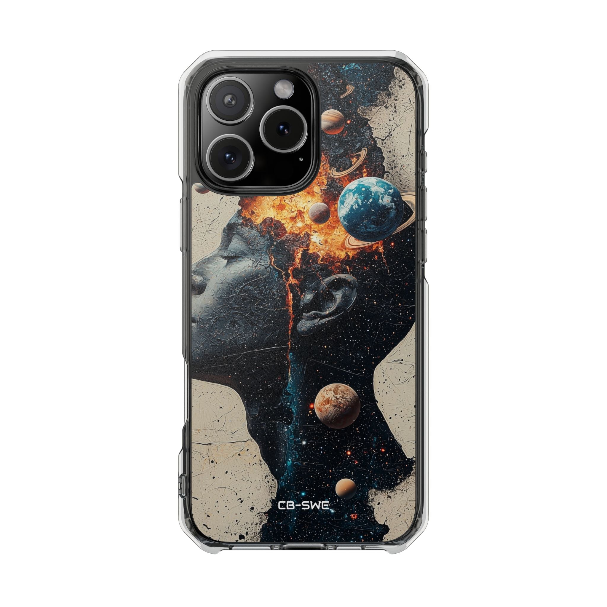 Cosmic Mind Erupts iPhone Case - Impact