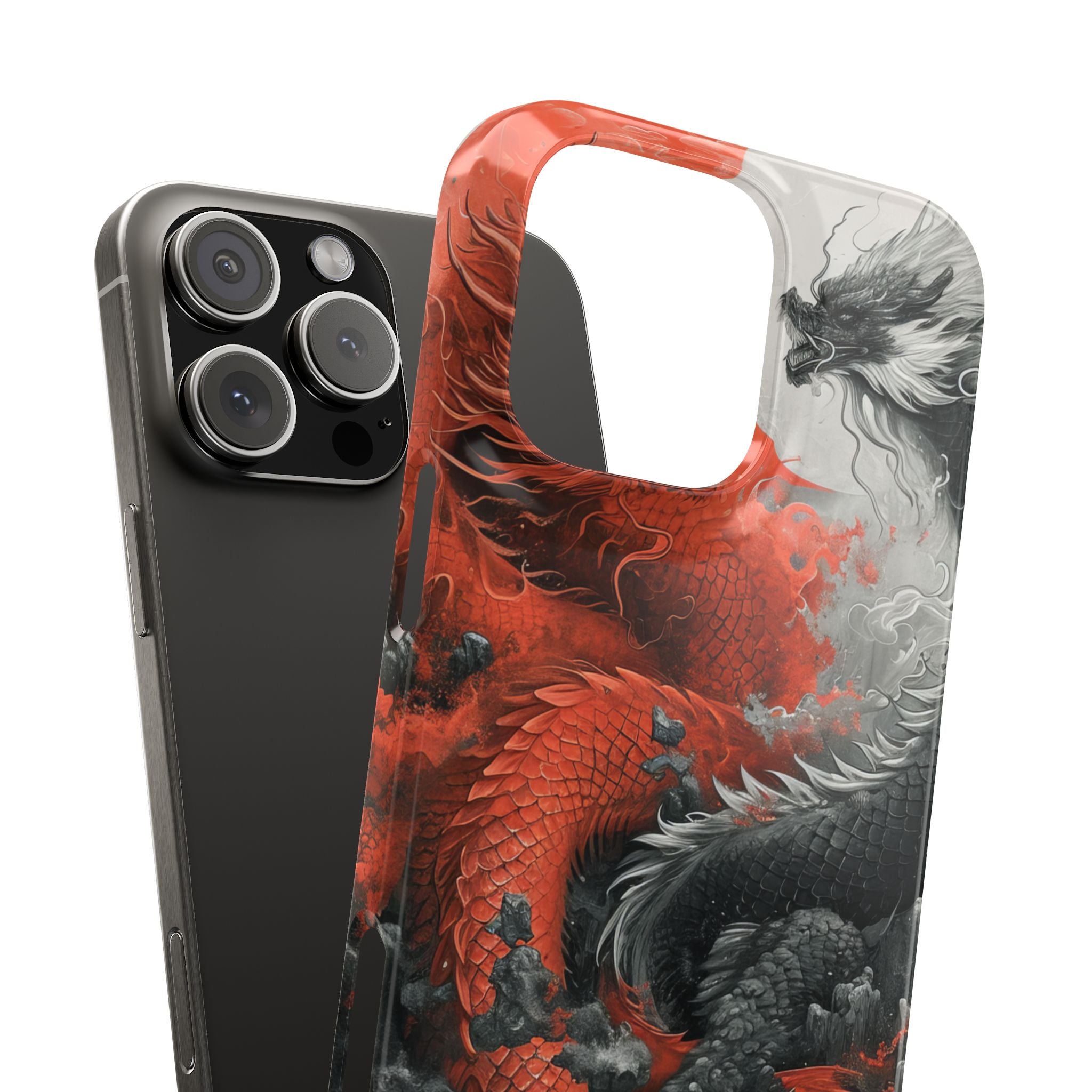 Zen Dragon Harmony iPhone 16 - Slim Phone Case