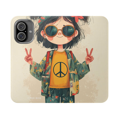 Peace Pigtails - iPhone 16  Case - Wallet