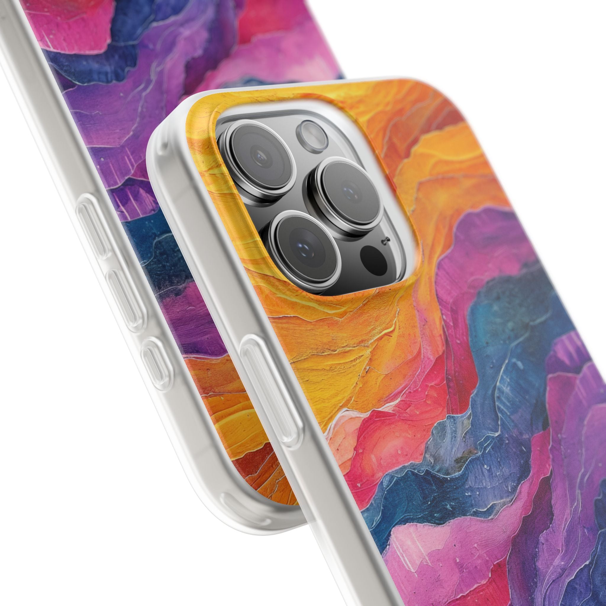 Vibrant Flow iPhone 16 Pro Max Case - Soft