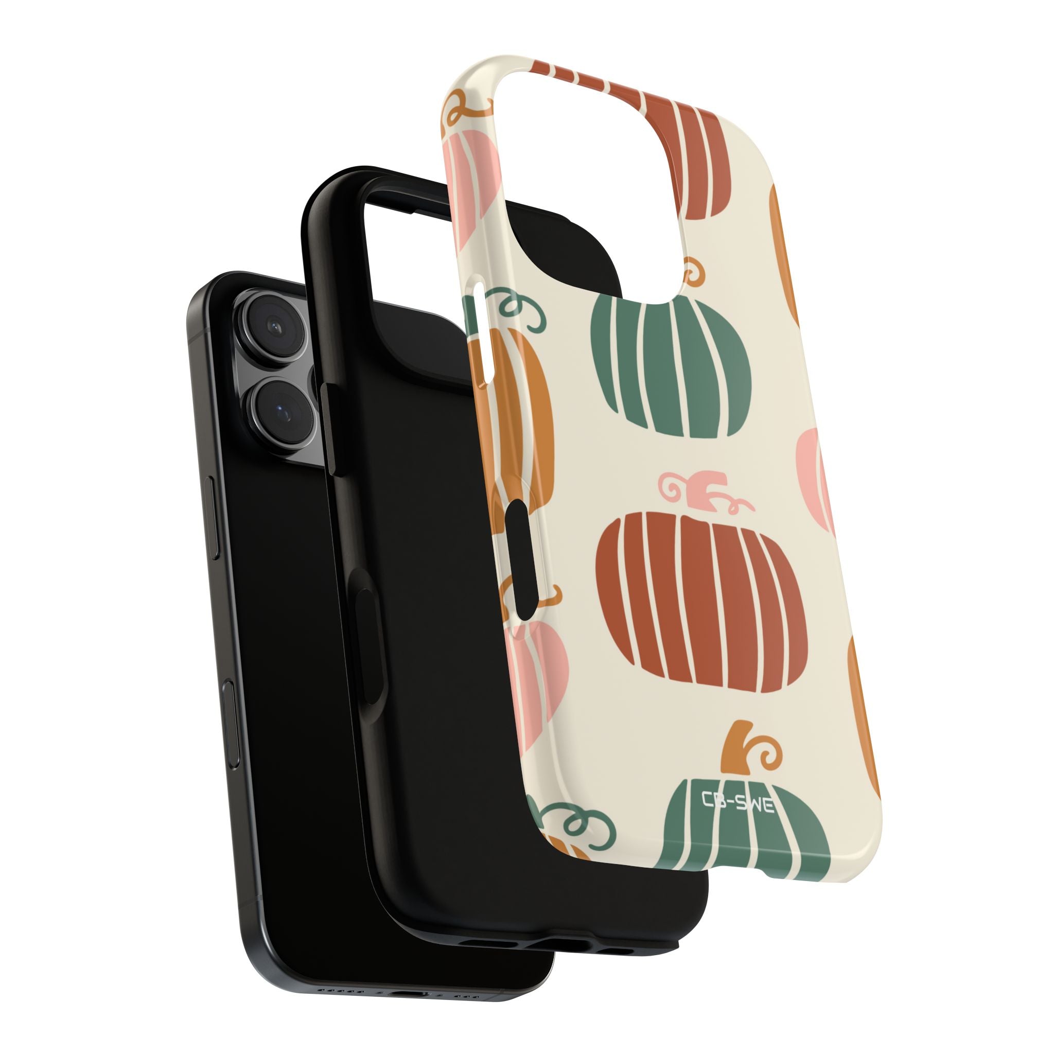 Whimsical Pumpkin Harmony - iPhone Case
