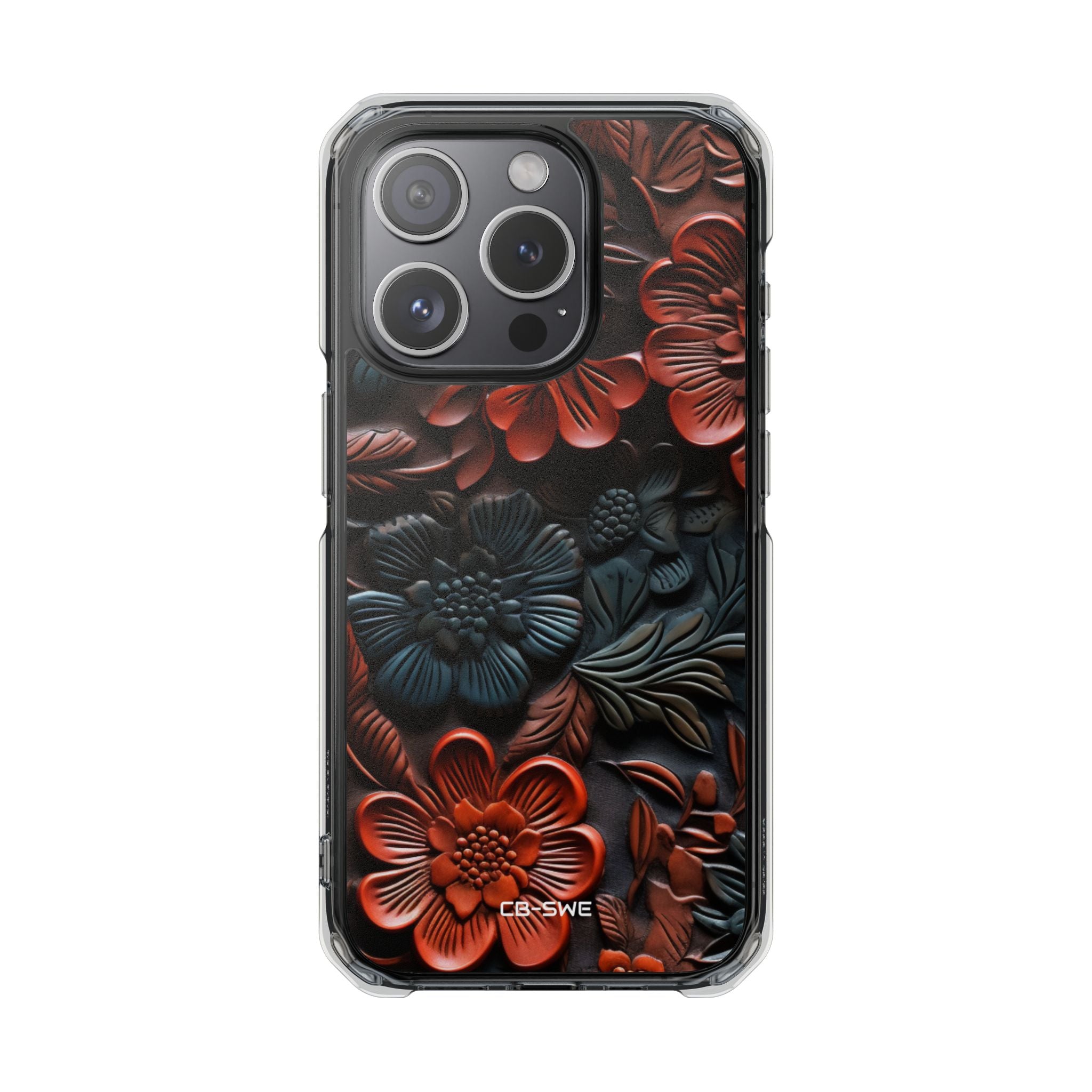 Sculpted Floral Elegance iPhone Case - Impact