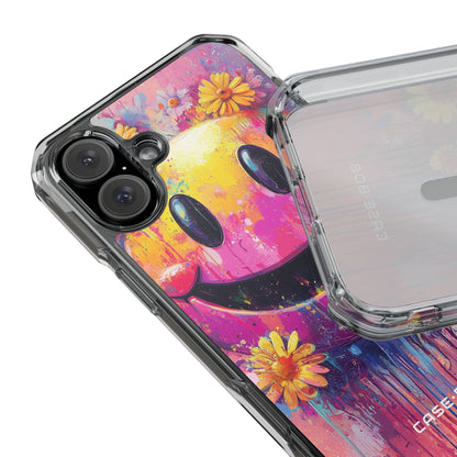Smiley Bloom iPhone 16 Plus Case - Impact
