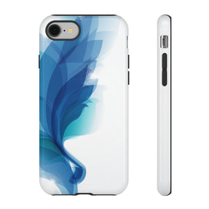 Blue Feathers - Protective Phone Case