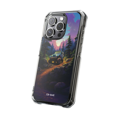 Sunset Forest Drive iPhone Case - Impact