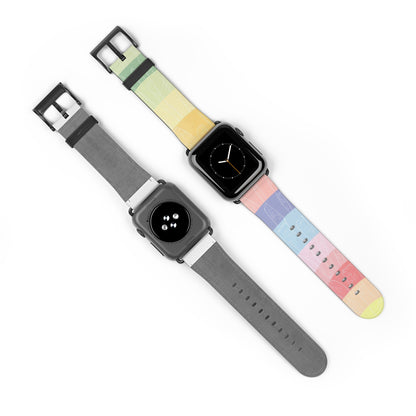 Pastel Rainbow Glow - Watch Band