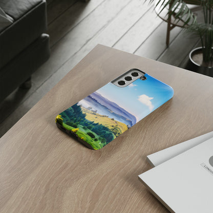 Mountain Sunny Day - Protective Phone Case