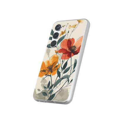 Elegant Floral Harmony Samsung S23 - Flexi Phone Case