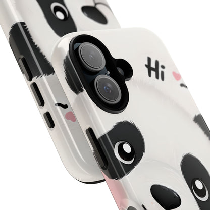 Panda Glow iPhone 16 Plus Case - Tough