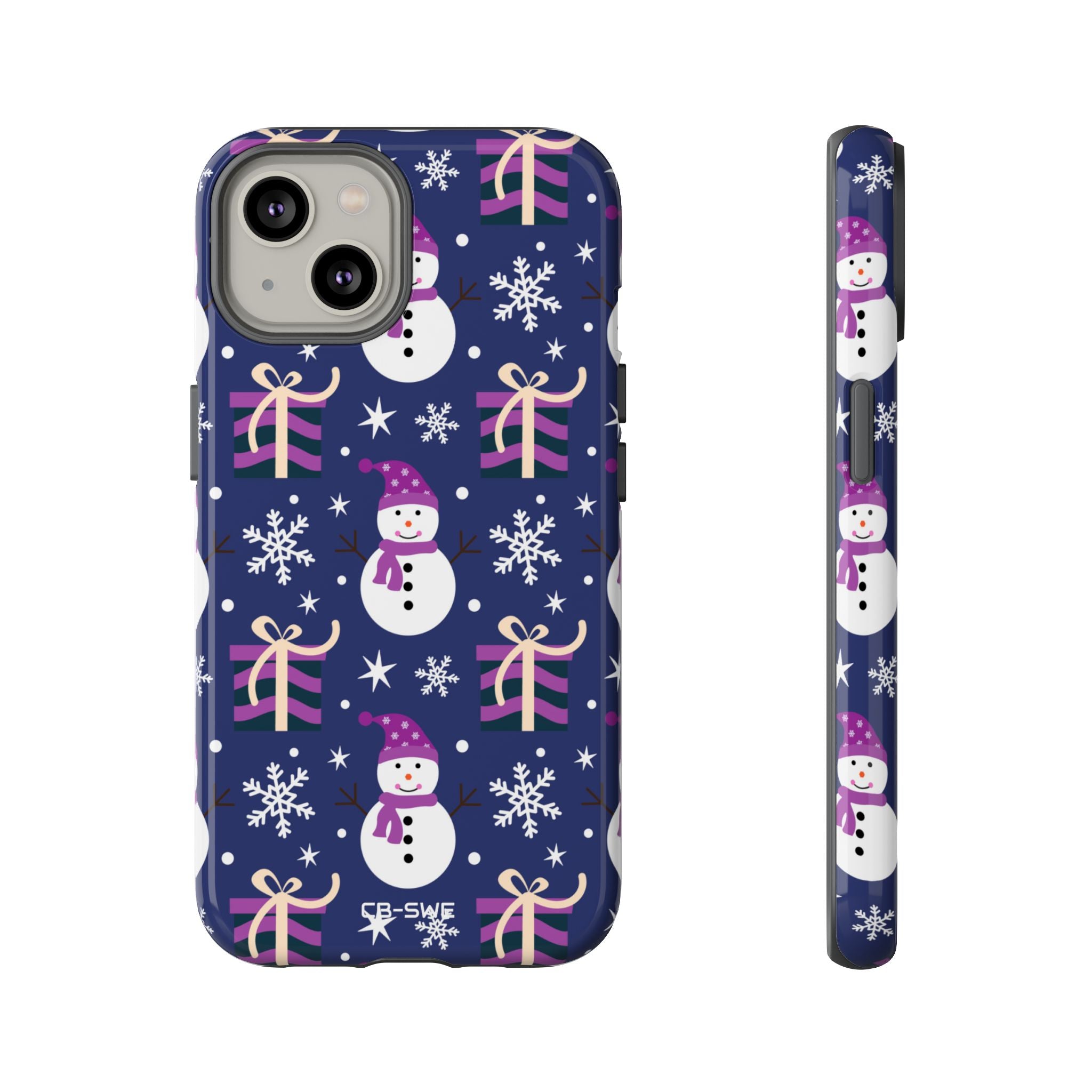 Snowmen Gift Giving - iPhone Case