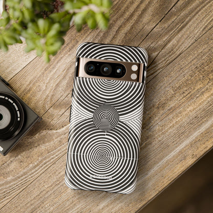 Dynamische Tiefe: Schwarz-Weiß-Op-Art – für Google Pixel 8