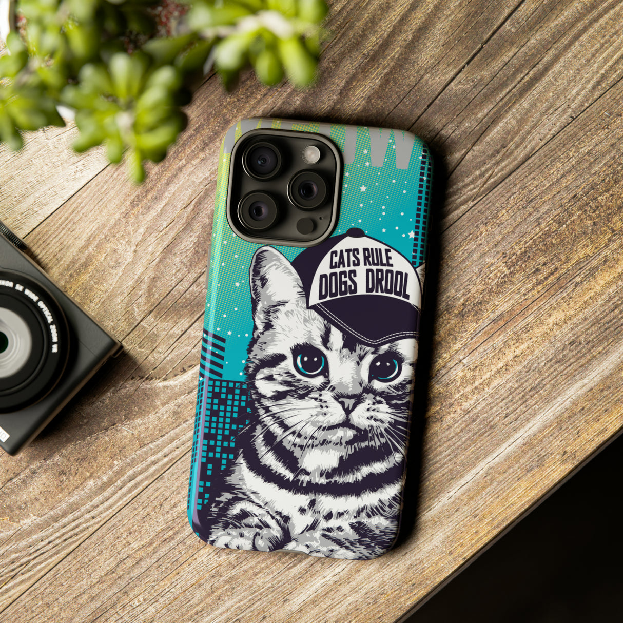 Cute Cat - Protective Phone Case