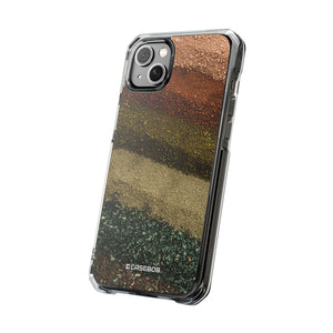 Earth Tone Pattern | Phone Case for iPhone (Clear Impact Case - Magnetic)