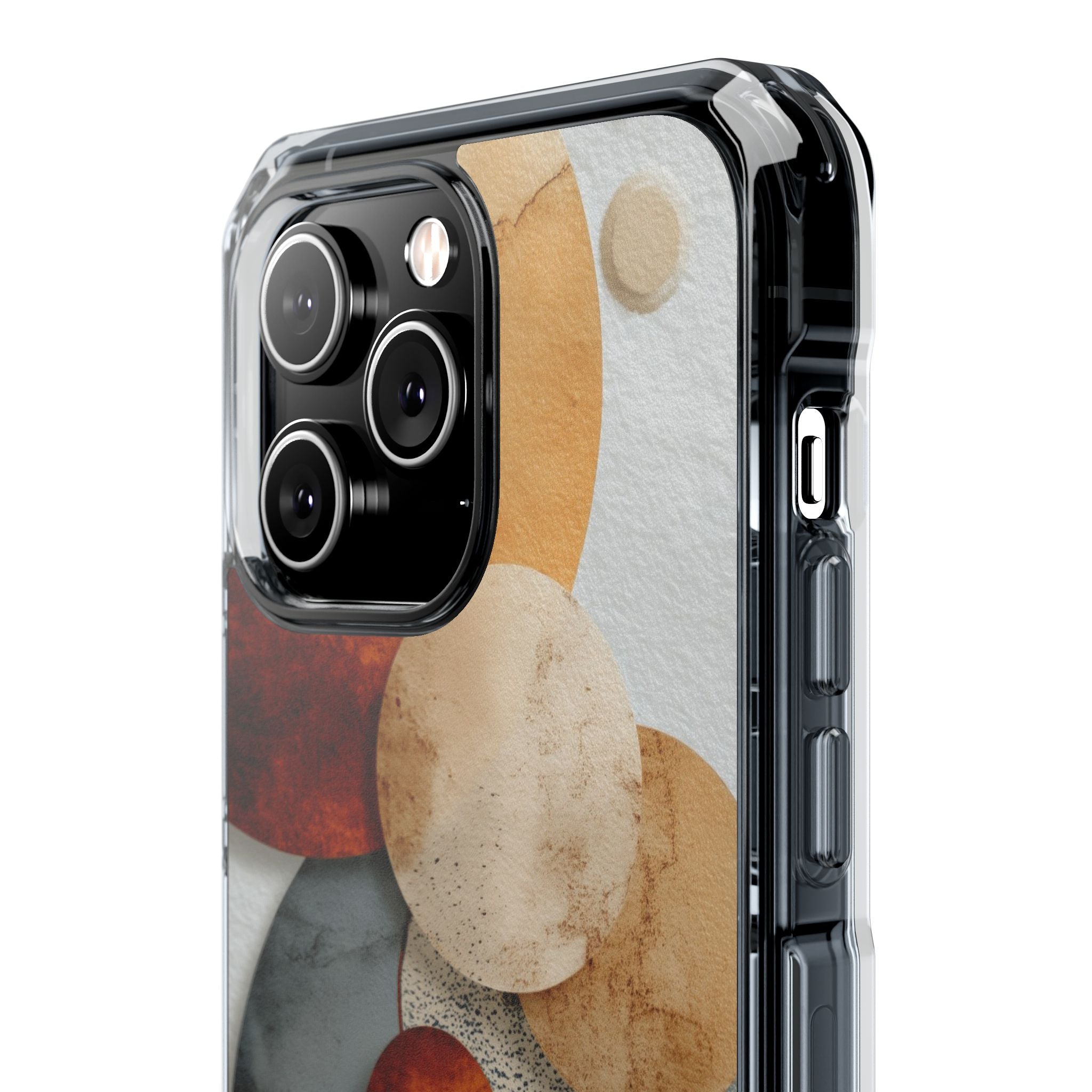 Circles Embrace Warmth iPhone Case - Impact