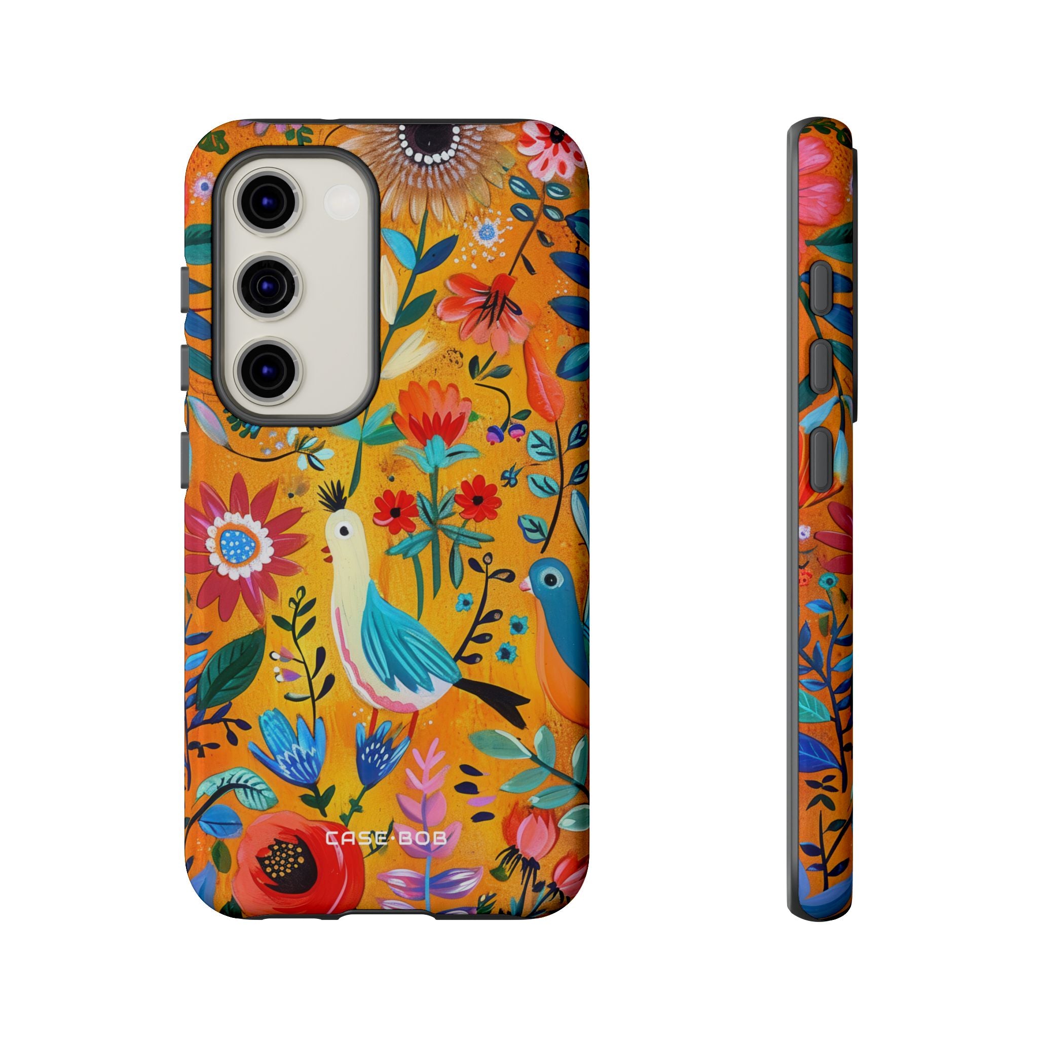 Colorful Birds Bloom Samsung S23 Case - Tough