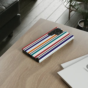 Modern Stripe Line - Protective Phone Case