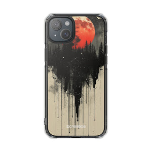 Ethereal Moonscape - Phone Case for iPhone (Clear Impact - Magnetic)