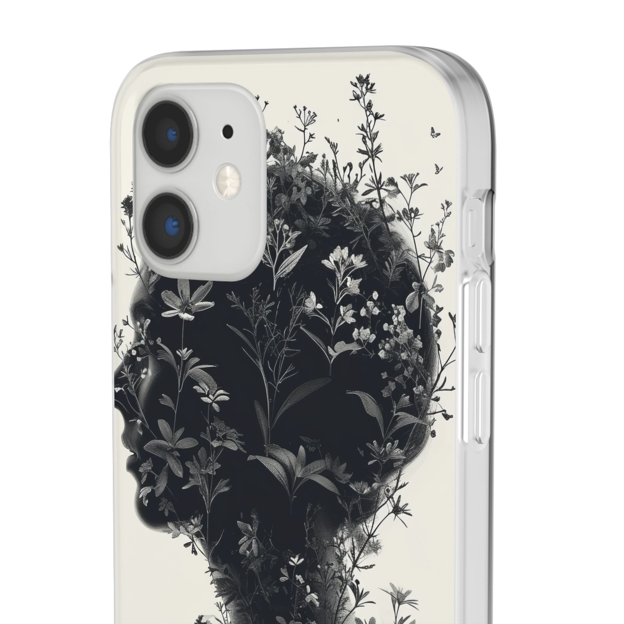 Botanical Silhouette Essence | Flexible Phone Case for iPhone