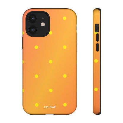 Sunset Dots Radiance - iPhone Case