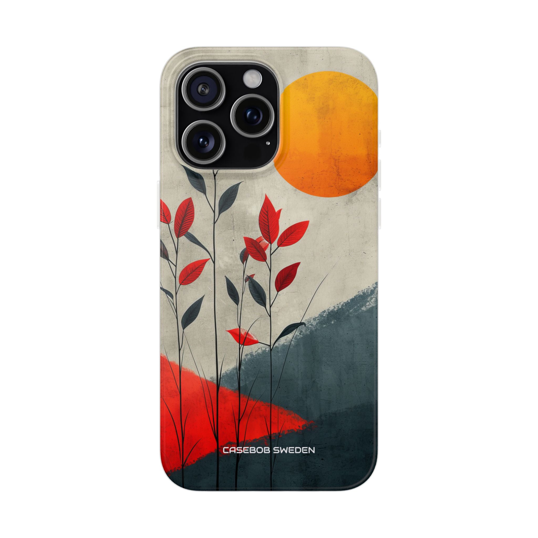 Gray Sunscape - Flexi iPhone 15 Phone Case