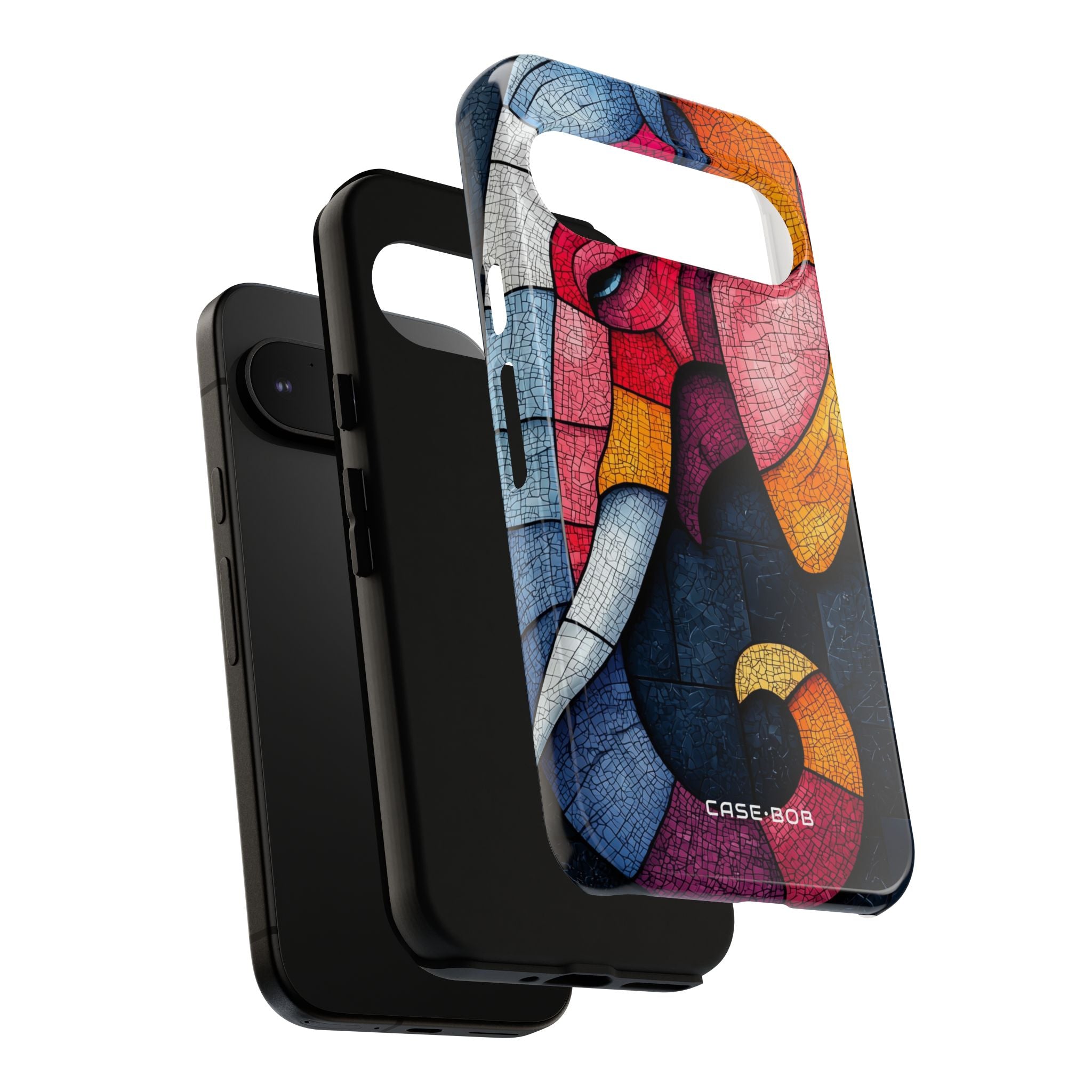 Elephant Mosaic Google Pixel 9 Case - Tough