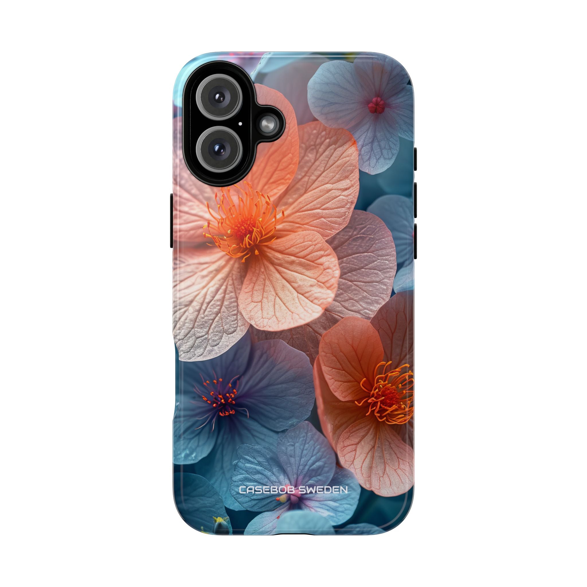 Peach Blossom Serenity - Tough iPhone 16 Phone Case