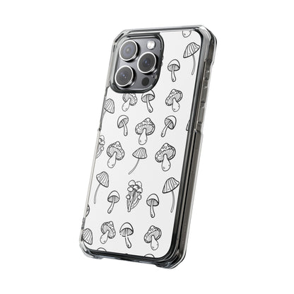 Mushroom Line Play iPhone Case - Impact