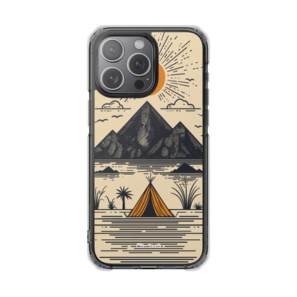 Golden Tent Awaits iPhone Case - Impact