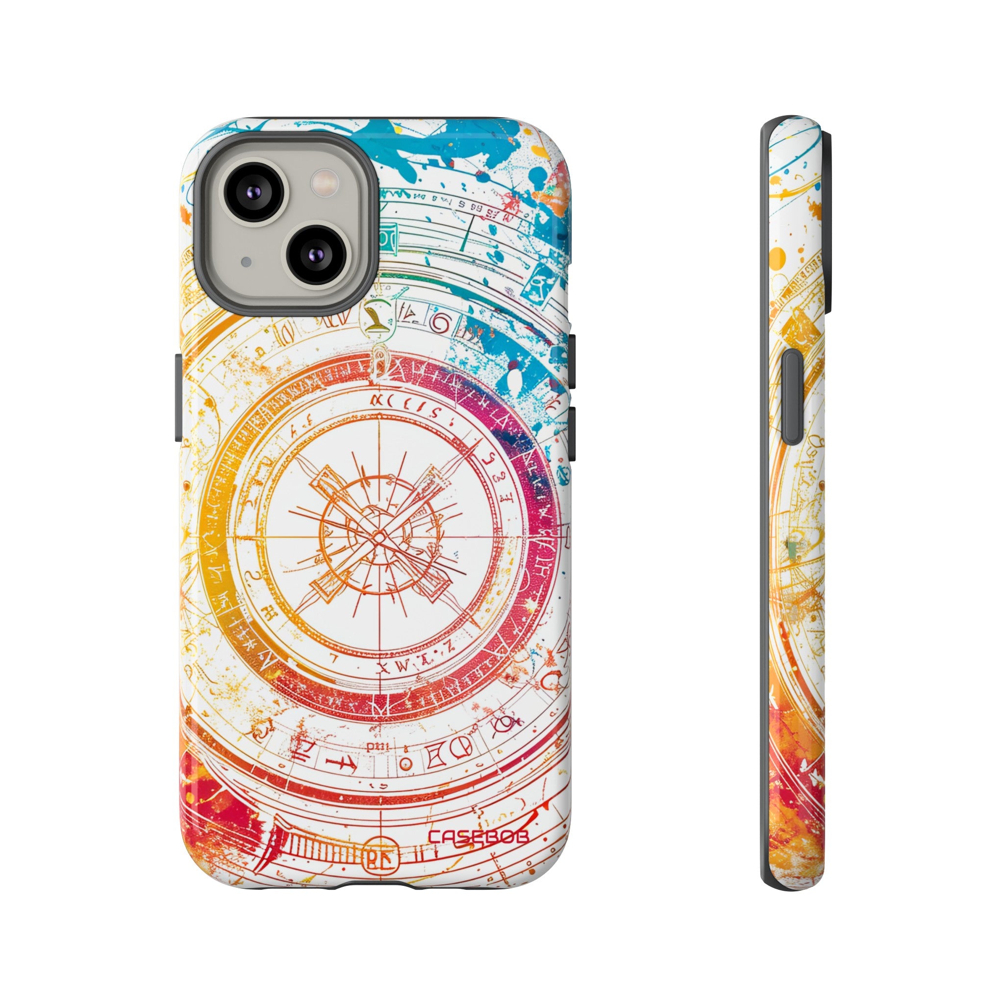 Astrological Wheel Wonders - Protective Phone Case